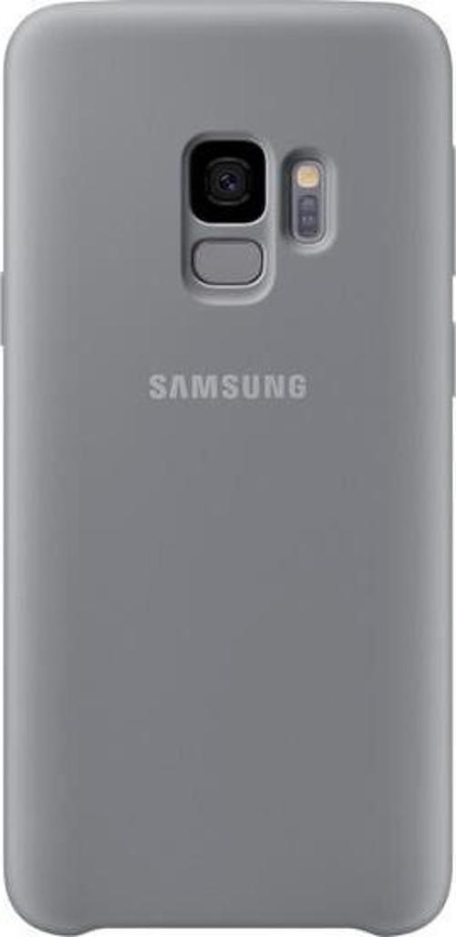 Galaxy S9 ile Uyumlu Silikon Kılıf Gri EF-PG960TJEGWW