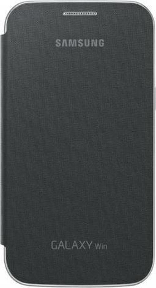 Galaxy Win i8552 ile Uyumlu Flip Cover Kılıf Siyah EF-FI855BSEGWW