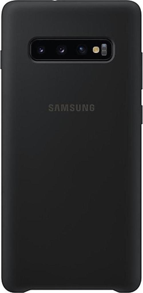 Galaxy S10e ile Uyumlu Kılıf Silicone Cover Siyah EF-PG970TBEGWW
