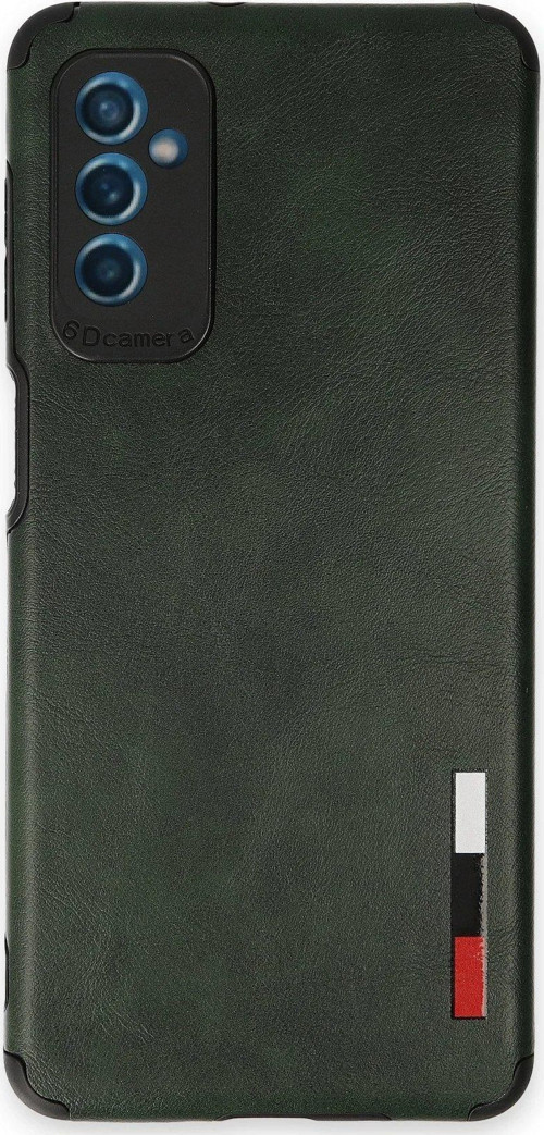 Galaxy M52 5G Kılıf Loop Deri Silikon - Yeşil-(5796)
