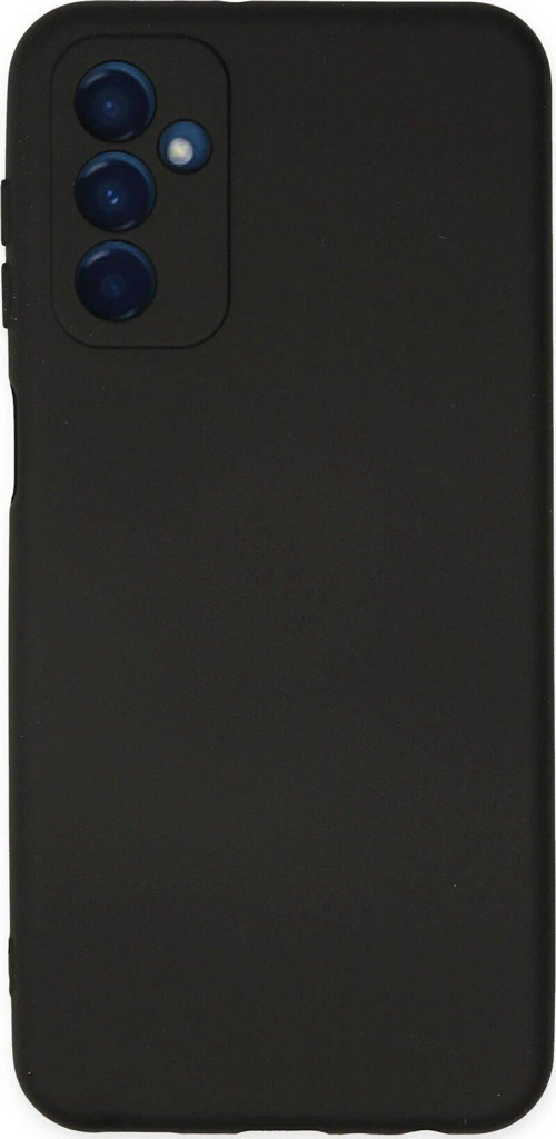 Galaxy M23 Kılıf Nano Içi Kadife Silikon - Siyah-(5796)