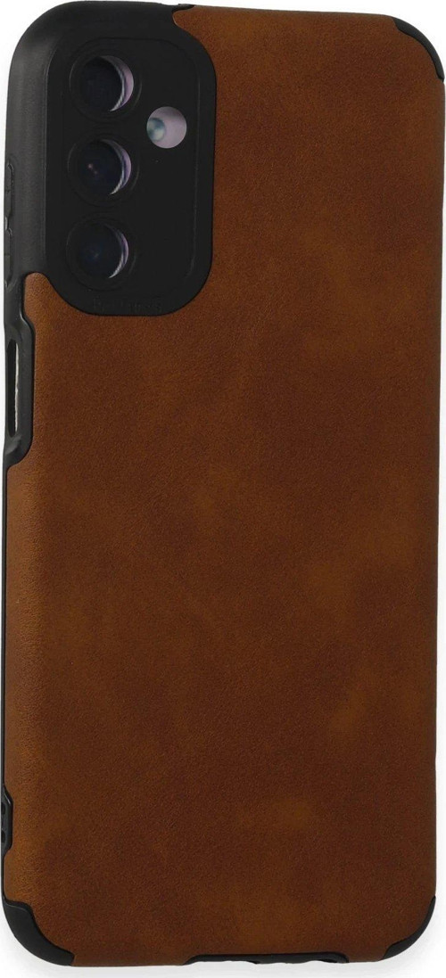 Galaxy M14 5G Kılıf Loop Deri Silikon - Kahverengi-(5796)