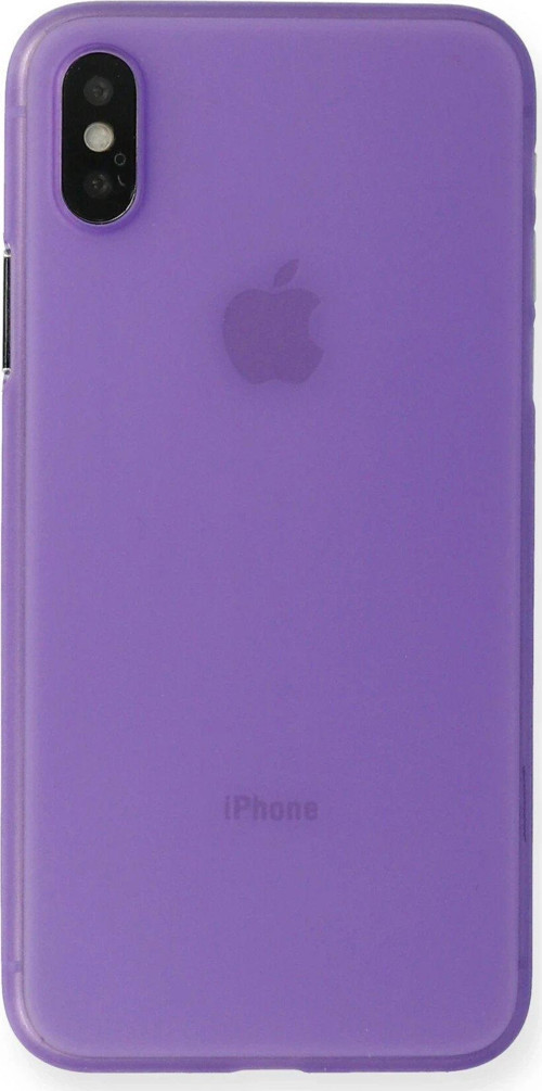 Iphone Xs Kılıf Pp İnce Kapak - Mor-(5796)