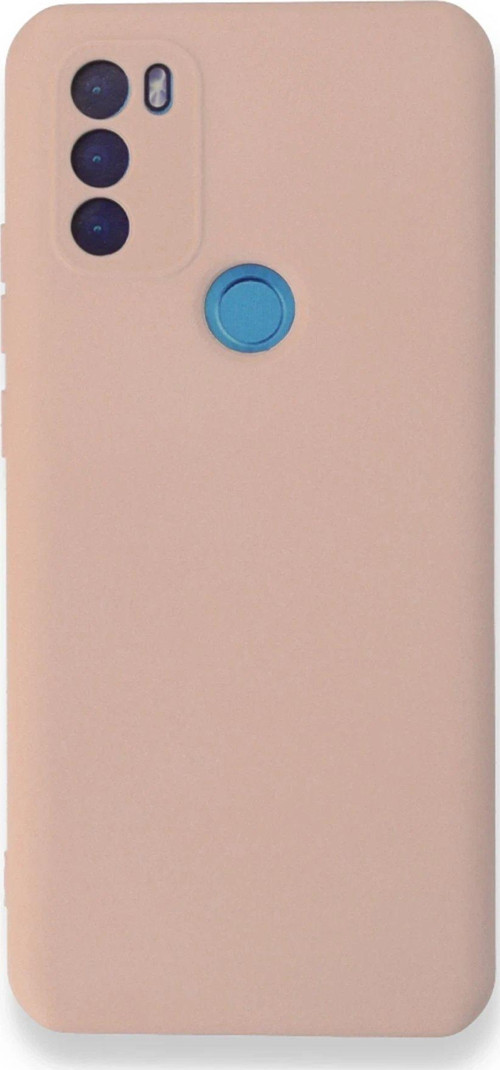 General Mobile Gm 21 Kılıf Nano Içi Kadife Silikon - Pudra-(5796)