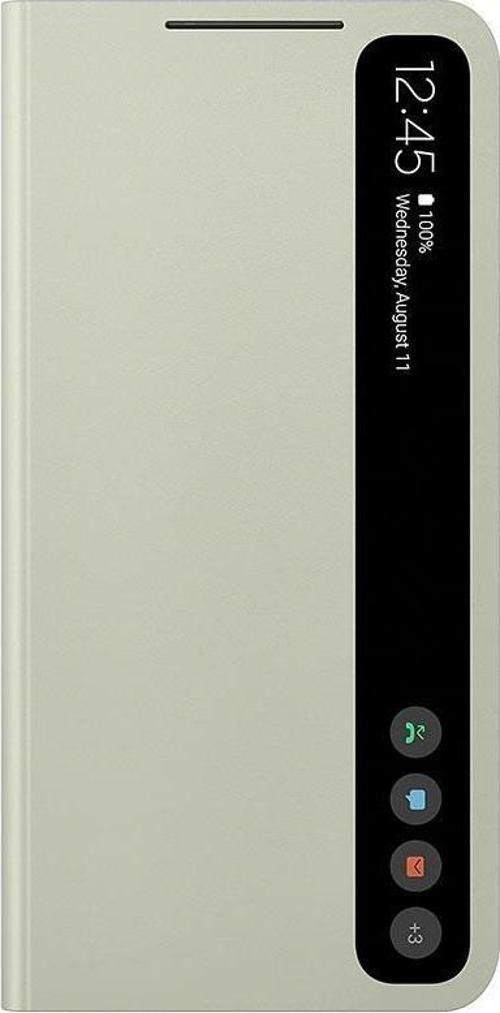 Galaxy S21 FE ile Uyumlu Smart Clear View Kılıf-Nane EF-ZG990CMEGTR