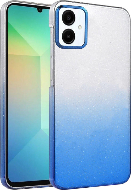 Galaxy A06 Glossy Kapak - Mavi-(5796)