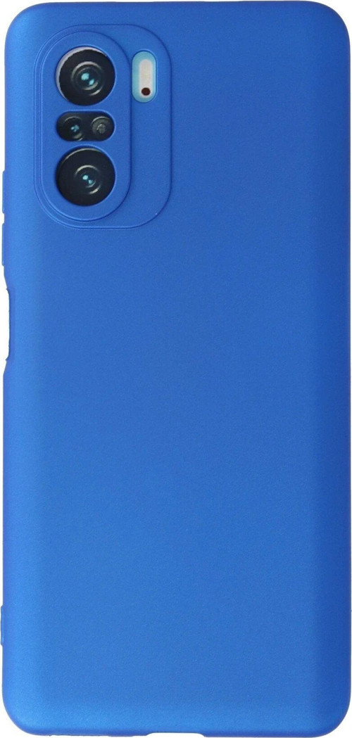 Poco F3 Kılıf First Silikon - Mavi-(5796)