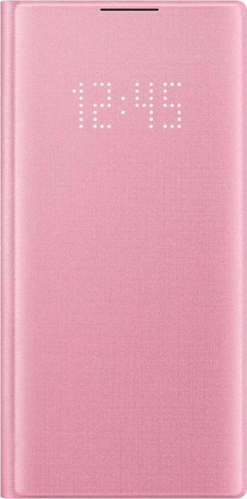 Galaxy Note 10 ile Uyumlu LED View Cover Kılıf (Pembe) EF-NN970PPEGTR