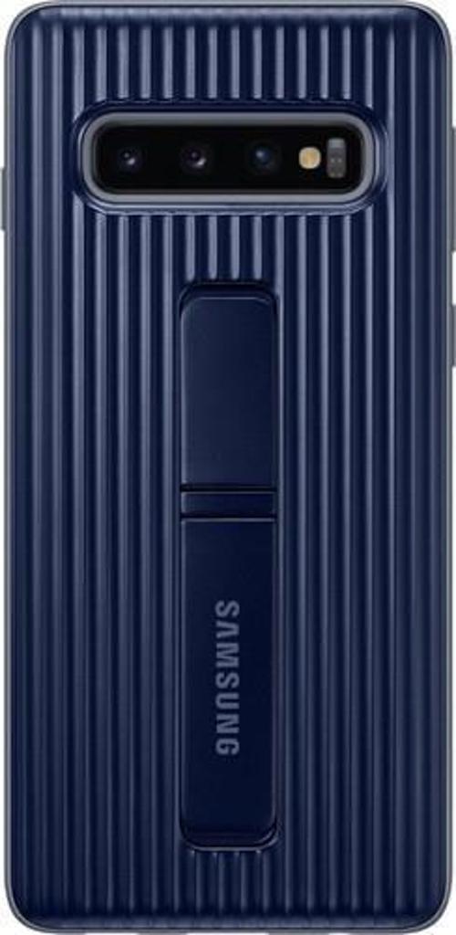 Galaxy S10 ile Uyumlu Protective Standing Cover Siyah EF-RG973CBEGWW