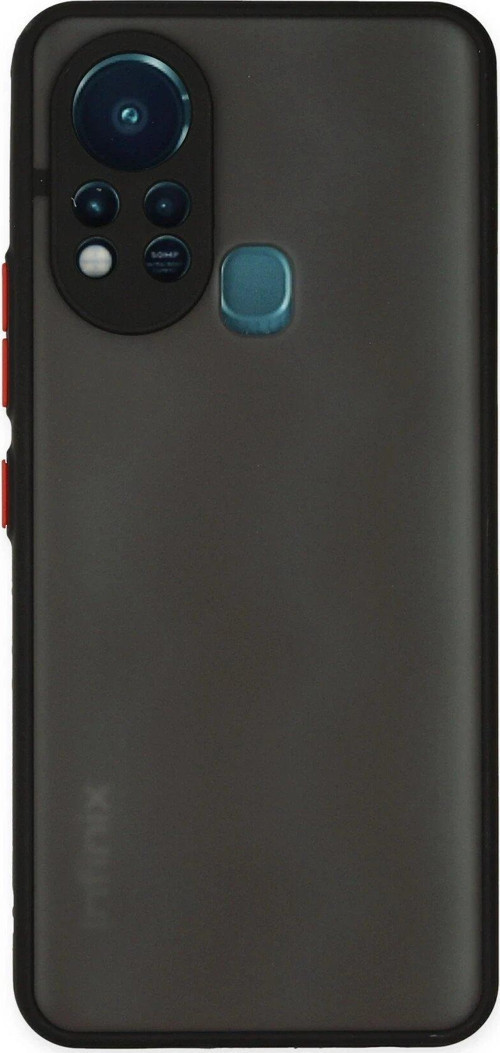 İnfinix Hot 11S Kılıf Montreal Silikon Kapak - Siyah-(5796)