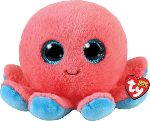 Ty Beanie Boos Peluş Pembe Ahtapot Sheldon 15 Cm