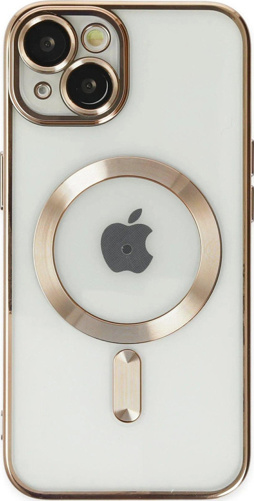 Iphone 14 Kılıf Kross Magneticsafe Kapak - Gold-(5796)