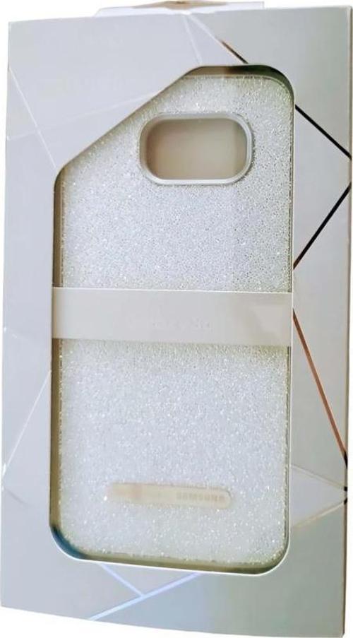 Galaxy S6 ile Uyumlu Zirkon Arka Kapak Aurora White