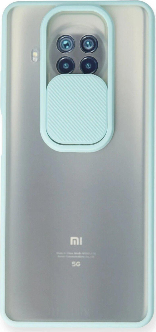Mi 10T Lite Kılıf Palm Buzlu Kamera Sürgülü Silikon Uaz-(5796)