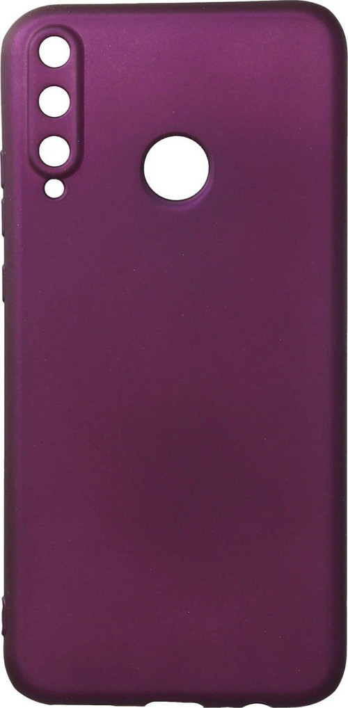 P40 Lite E Kılıf First Silikon - Mürdüm-(5796)