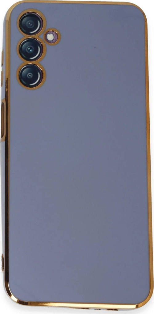 Galaxy M14 5G Kılıf Volet Silikon - Mavi-(5796)