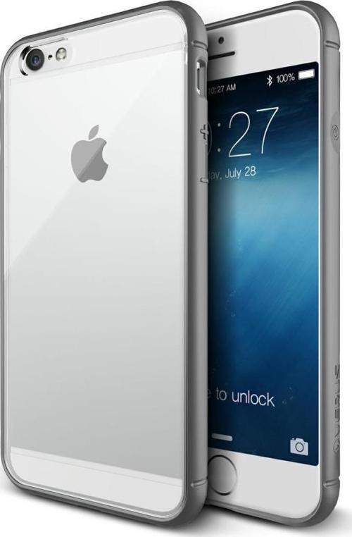 iPhone 6 4.7 ile Uyumlu Case Crystal Mixx Series Kılıf Renk  Dark Silver