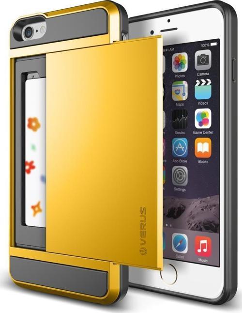 iPhone 6 Plus/6S Plus ile Uyumlu Damda Slide Kılıf Special Yellow