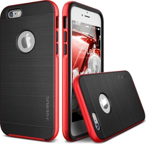 iPhone 6 Plus/6S Plus ile Uyumlu High Pro Shield Kılıf Crimson Red
