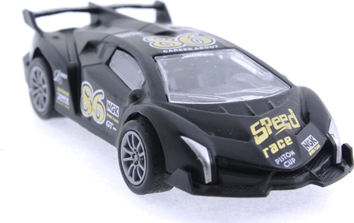 Die Cast Çek Bırak Metal Siyah Yarış Arabası 86