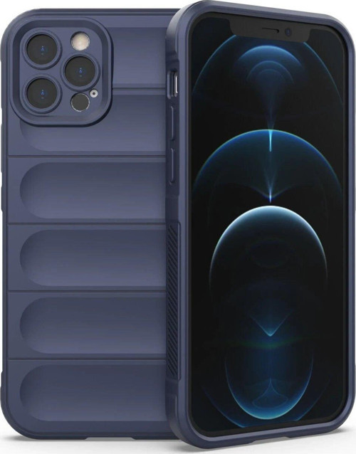 Iphone 12 Kılıf Optimum Silikon - Lacivert-(5796)