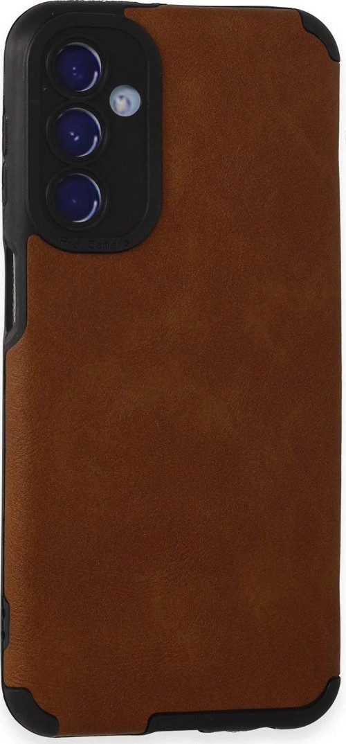 Galaxy M34 5G Kılıf Loop Deri Silikon - Kahverengi-(5796)