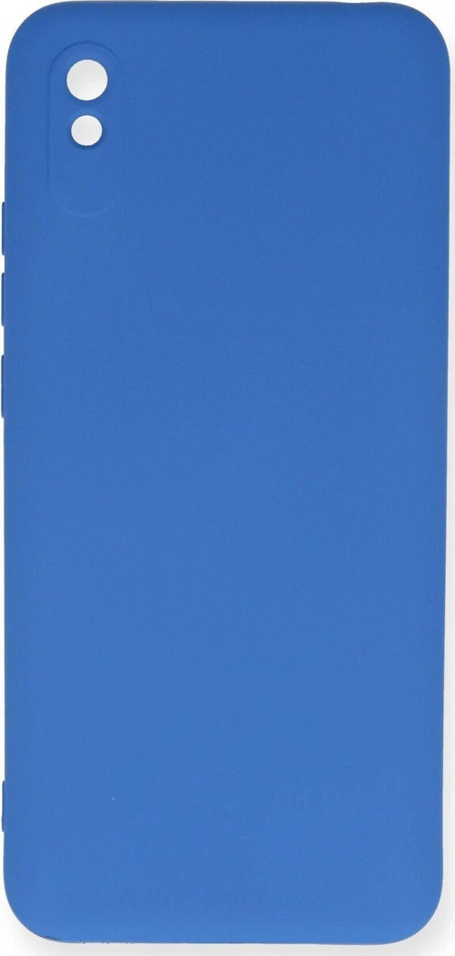 Redmi 9A Kılıf Nano Içi Kadife Silikon - Mavi-(5796)