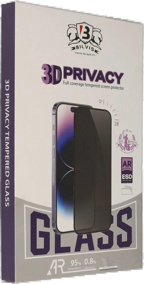 Iphone 16E Bilvis 3D Hayalet Cam Ekran Koruyucu-(5796)