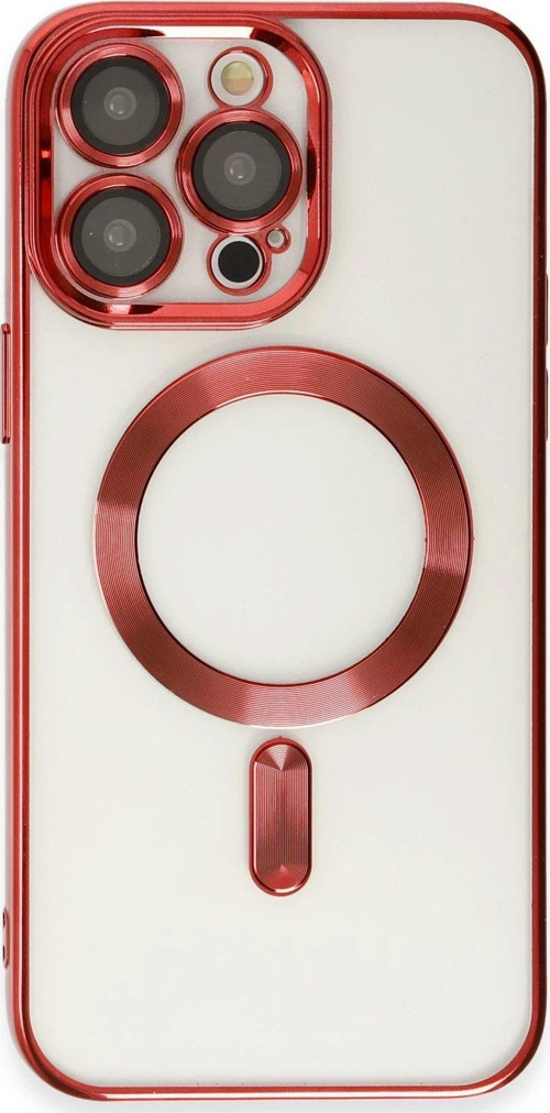 Iphone 14 Kılıf Kross Magneticsafe Kapak - Kırmızı-(5796)