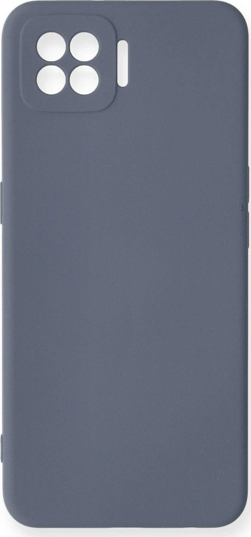 A73 Kılıf Nano Içi Kadife Silikon - Gri-(5796)