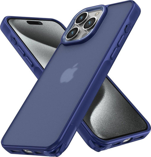Iphone 15 Kılıf Elegant Kapak - Lacivert-(5796)