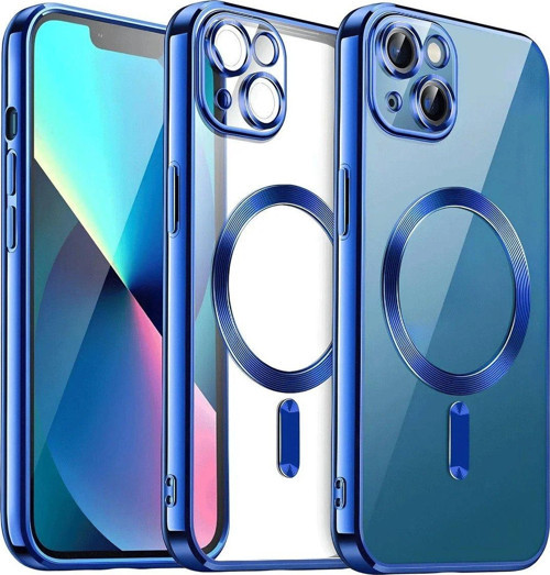 Iphone 15 Kılıf Kross Magneticsafe Kapak - Lacivert-(5796)
