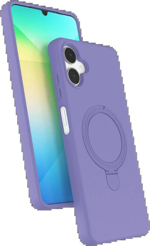 Galaxy A06 Regal Magsafe Standlı Kapak - Lila-(5796)
