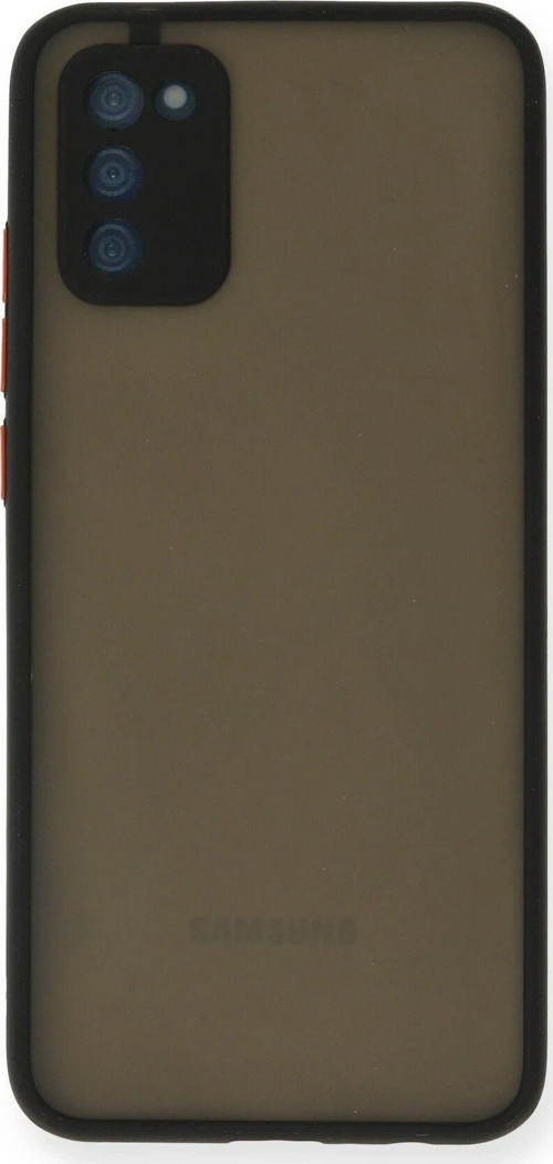 Galaxy A02S Kılıf Montreal Silikon Kapak - Siyah-(5796)