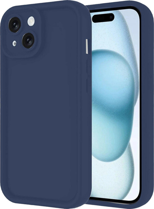 Iphone 14 Kılıf Viera Silikon - Lacivert-(5796)