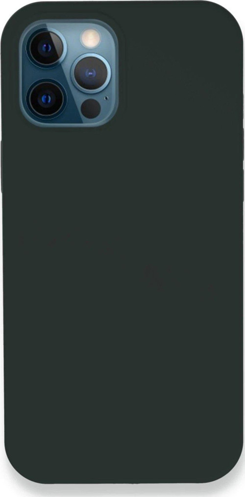 Iphone 12 Kılıf Lansman Legant Silikon - Koyu Yeşil-(5796)