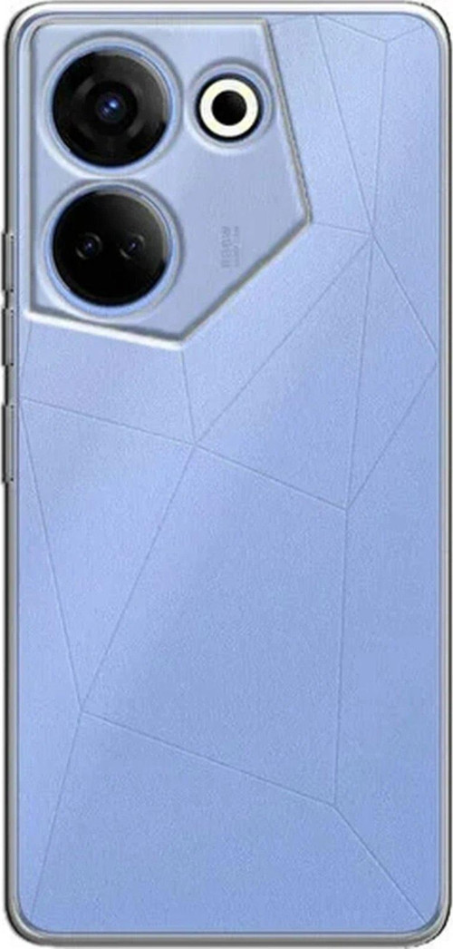 Tecno Camon 20 5G Kılıf Lüx Şeffaf Silikon-(5796)