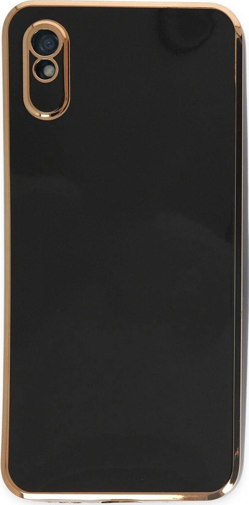 Redmi 9A Kılıf Volet Silikon - Siyah-(5796)