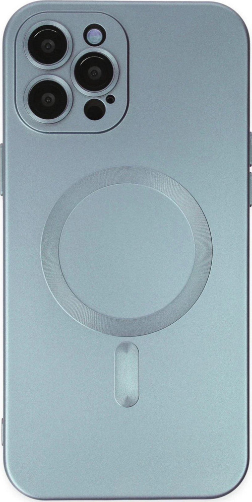 Iphone 12 Kılıf Moshi Lens Magneticsafe Silikon - Sierra Blue-(5796)