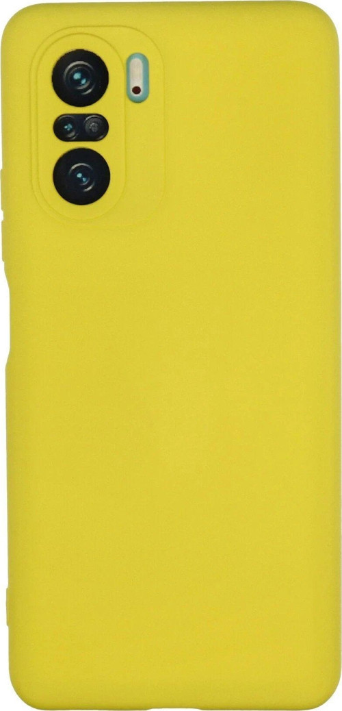 Poco F3 Kılıf Nano Içi Kadife Silikon - Sarı-(5796)