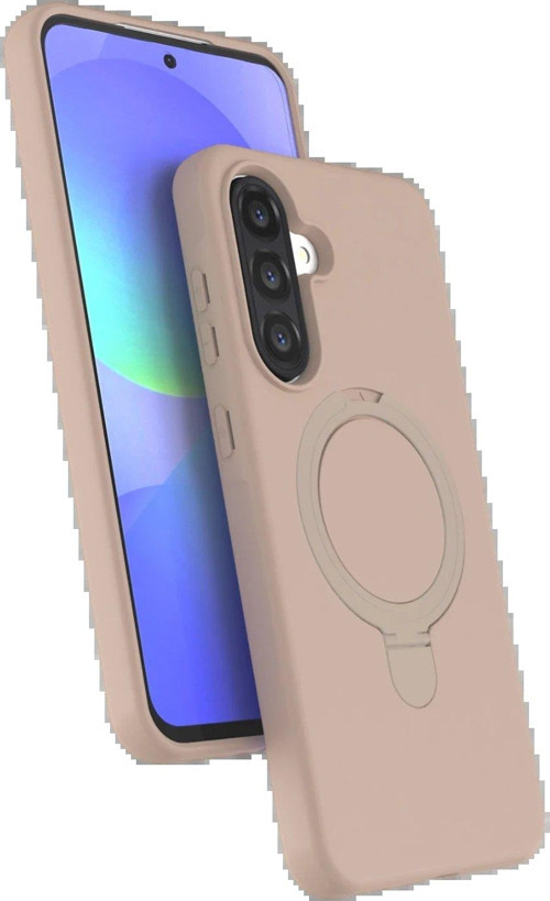 Galaxy A56 Regal Magsafe Standlı Kapak - Çöl Titanyum-(5796)