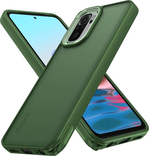 Redmi Note 10 Kılıf Elegant Kapak - Yeşil-(5796)