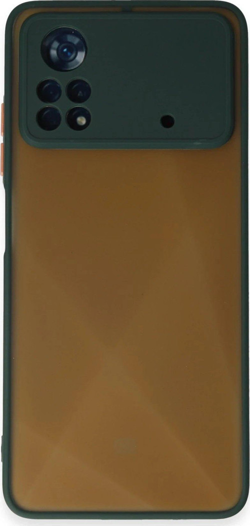 Poco X4 5G Kılıf Montreal Silikon Kapak - Yeşil-(5796)