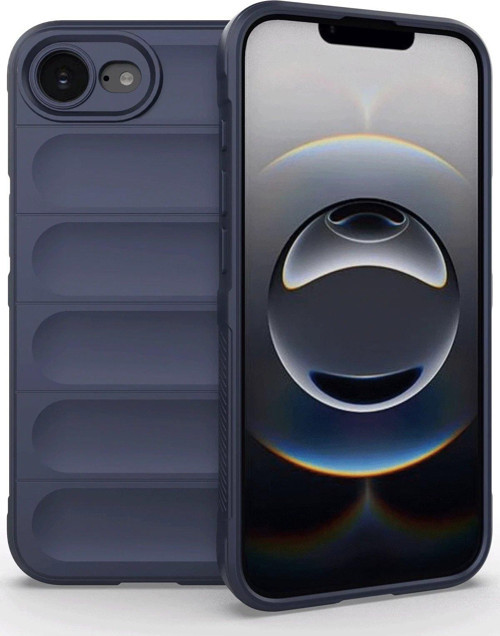 Iphone 16E Kılıf Optimum Silikon - Lacivert-(5796)