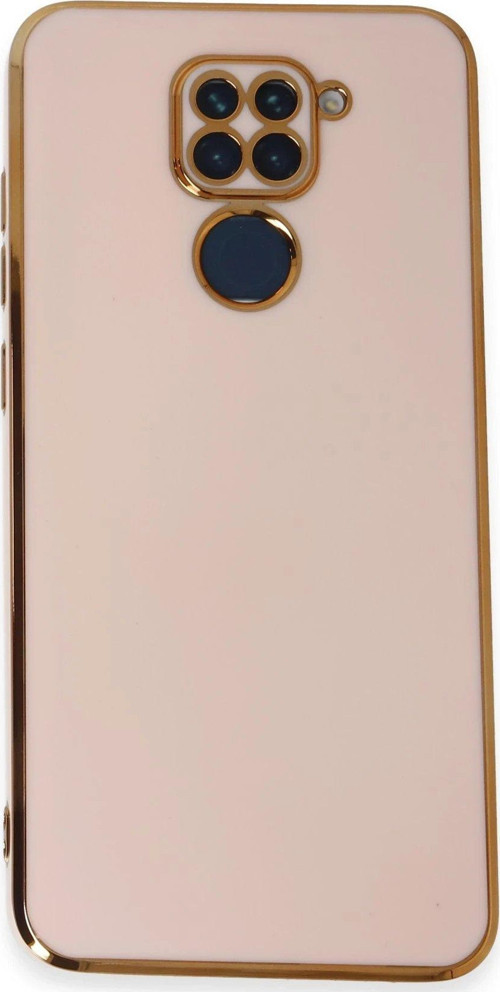 Redmi Note 9 Kılıf Volet Silikon - Pembe-(5796)