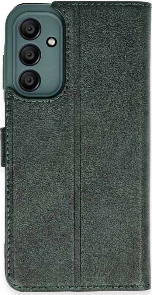 Galaxy M15 Kılıf S Kapaklı Kılıf - Yeşil-(5796)