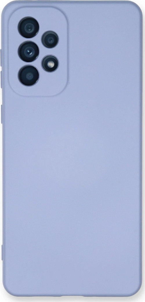 Galaxy A53 5G Kılıf Nano Içi Kadife Silikon - Lila-(5796)