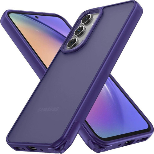Galaxy A14 4G Kılıf Elegant Kapak - Derin Mor-(5796)