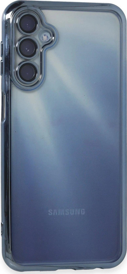 Galaxy A55 5G Kılıf Lensli Silikon - Açık Mavi-(5796)