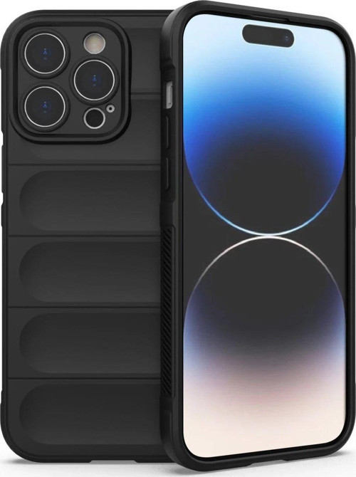 Iphone 14 Kılıf Optimum Silikon - Siyah-(5796)
